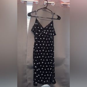 Wild fable black butterfly laced dress